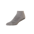 Gray - Front - Base 33 Mens Gripped Ankle Socks