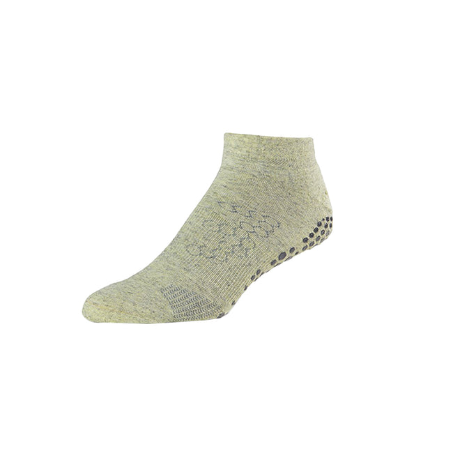 Kelp Green - Front - Base 33 Mens Gripped Ankle Socks