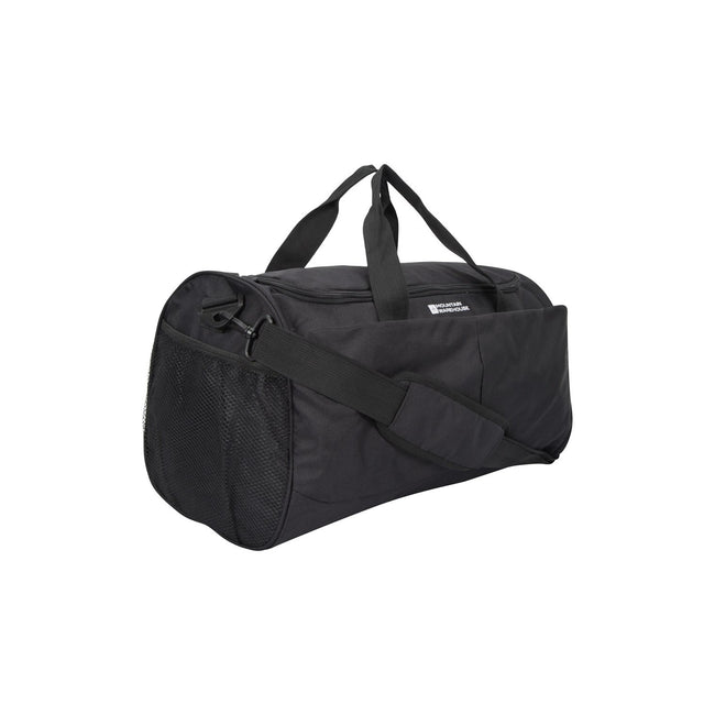 Black - Side - Mountain Warehouse Gym 5.2gal Duffle Bag
