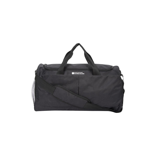 Black - Front - Mountain Warehouse Gym 5.2gal Duffle Bag