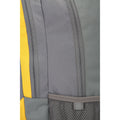 Gray-Yellow - Close up - Mountain Warehouse 6 gallon Laptop Bag