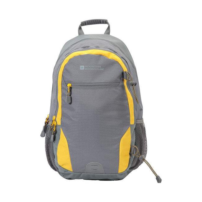 Gray-Yellow - Front - Mountain Warehouse 6 gallon Laptop Bag