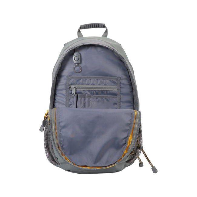 Gray-Yellow - Pack Shot - Mountain Warehouse 6 gallon Laptop Bag