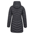 Black - Back - Mountain Warehouse Womens-Ladies Florence Long Padded Jacket