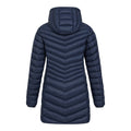 Navy - Back - Mountain Warehouse Womens-Ladies Florence Long Padded Jacket