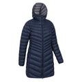 Navy - Side - Mountain Warehouse Womens-Ladies Florence Long Padded Jacket