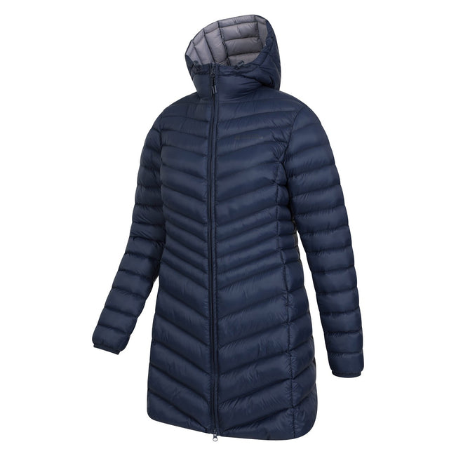Navy - Lifestyle - Mountain Warehouse Womens-Ladies Florence Long Padded Jacket