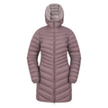 Rose - Front - Mountain Warehouse Womens-Ladies Florence Long Padded Jacket