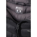 Black - Close up - Mountain Warehouse Womens-Ladies Florence Long Padded Jacket