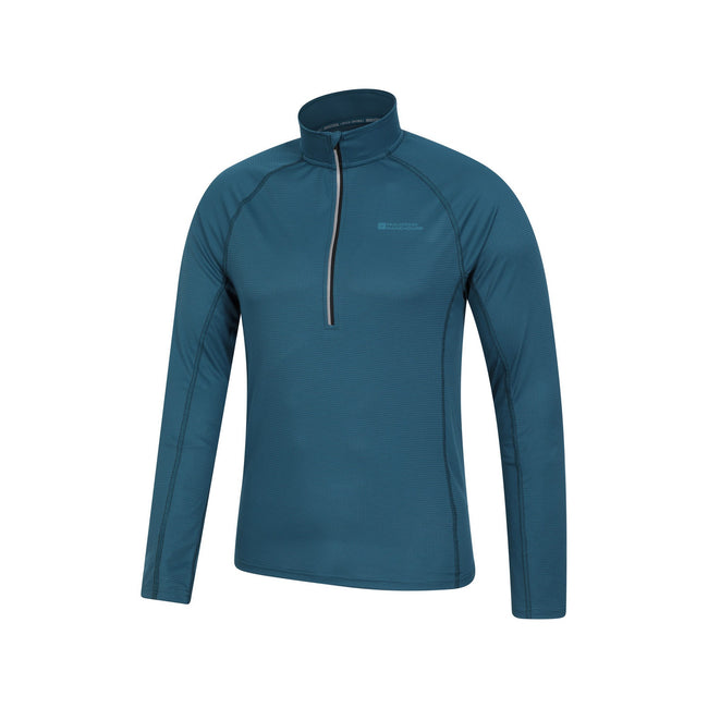 Petrol - Back - Mountain Warehouse Mens Approach Lightweight Midlayer