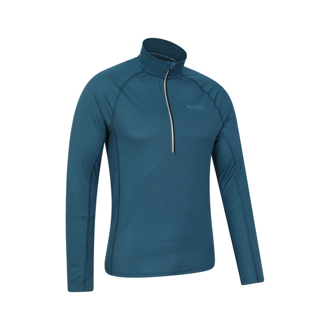 Petrol - Side - Mountain Warehouse Mens Approach Lightweight Midlayer