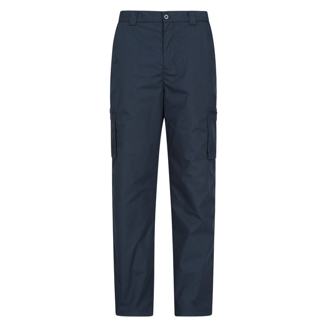 Navy - Front - Mountain Warehouse Mens Trek II Long Winter Pants