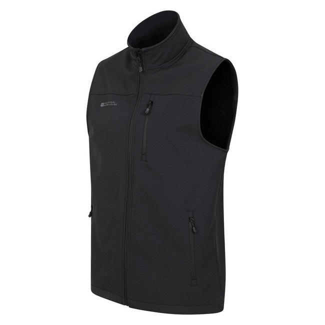 Black - Side - Mountain Warehouse Mens Grasmere Vest
