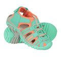 Teal - Pack Shot - Mountain Warehouse Childrens-Kids Bay Sandals