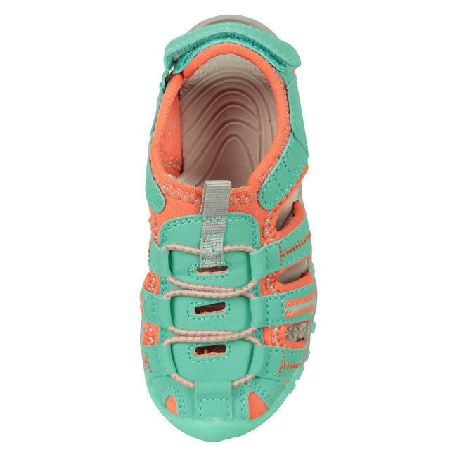 Teal - Close up - Mountain Warehouse Childrens-Kids Bay Sandals