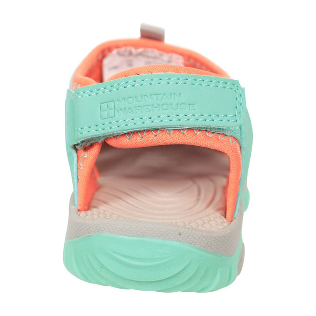 Turquoise - Side - Mountain Warehouse Childrens-Kids Bay Sandals
