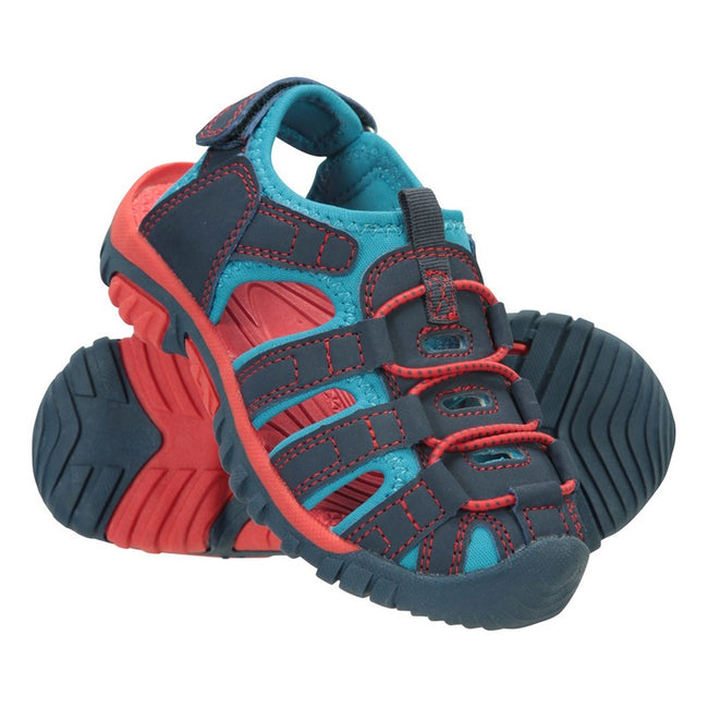 Dark Blue - Pack Shot - Mountain Warehouse Childrens-Kids Bay Sandals