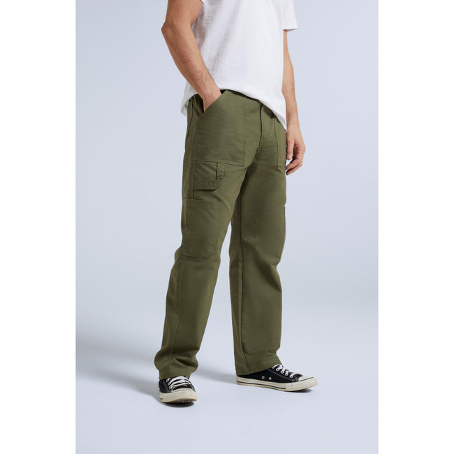 Green - Front - Animal Mens Stan Natural Cargo Pants