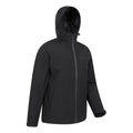Black - Side - Mountain Warehouse Mens Covert Waterproof Jacket