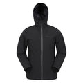 Black - Front - Mountain Warehouse Mens Covert Waterproof Jacket