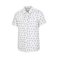 White - Lifestyle - Mountain Warehouse Mens Preston Illustration Shirt