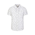 White - Front - Mountain Warehouse Mens Preston Illustration Shirt