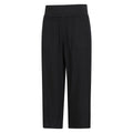 Black - Lifestyle - Mountain Warehouse Womens-Ladies Skye Linen Blend Capri