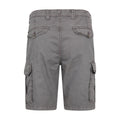 Gray - Back - Mountain Warehouse Mens Outback Washed Cargo Shorts