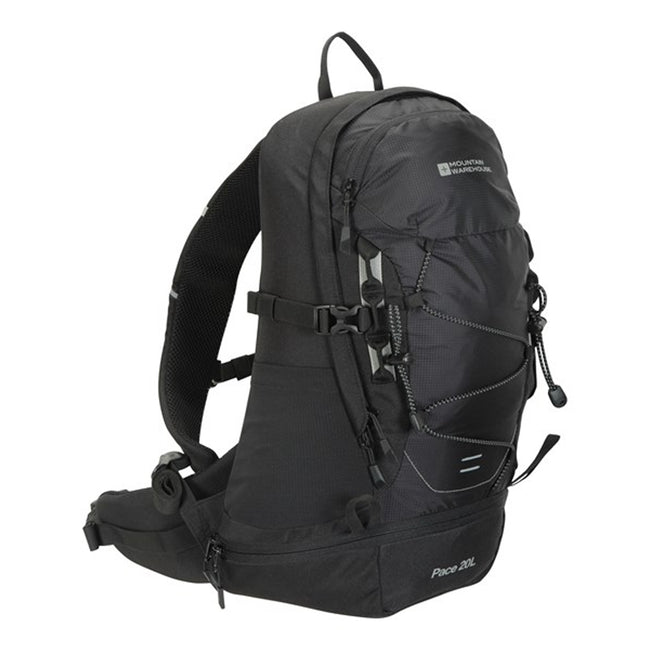 Black - Back - Mountain Warehouse Pace 5.2gal Knapsack