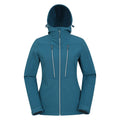 Teal - Front - Mountain Warehouse Womens-Ladies Direction Recycled Soft Shell Jacket