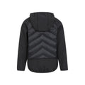 Black - Back - Mountain Warehouse Childrens-Kids Techy Turbine Padded Jacket