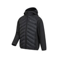 Black - Side - Mountain Warehouse Childrens-Kids Techy Turbine Padded Jacket
