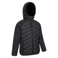 Black - Lifestyle - Mountain Warehouse Childrens-Kids Techy Turbine Padded Jacket