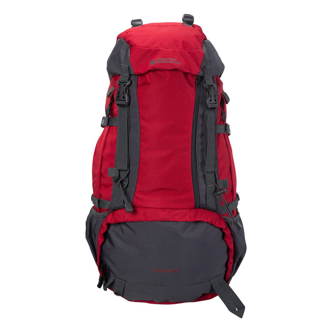 Red-Gray - Front - Mountain Warehouse Venture Knapsack