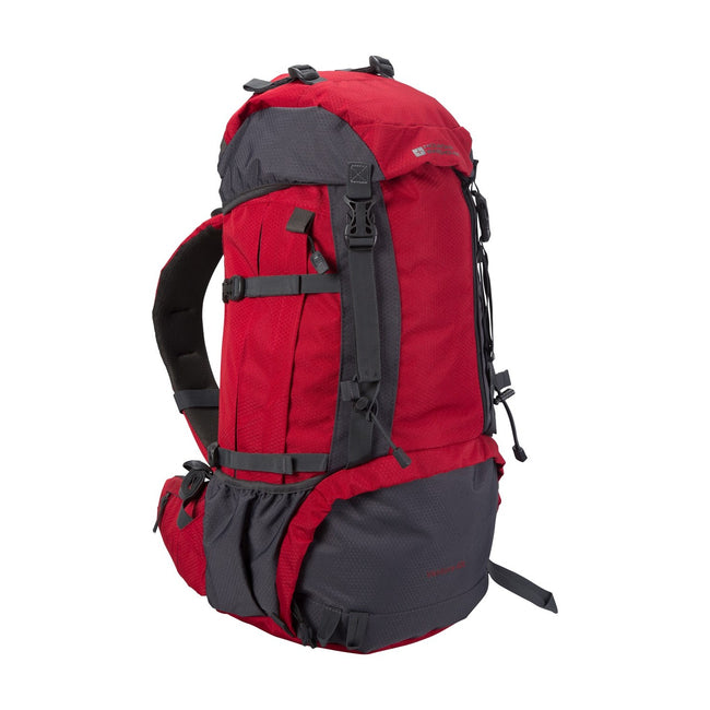 Red-Gray - Side - Mountain Warehouse Venture Knapsack