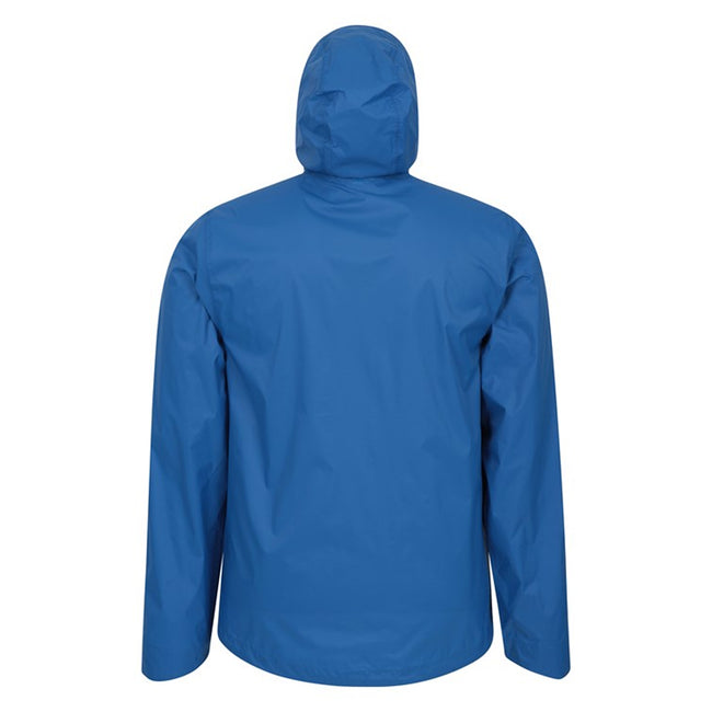 Cobalt Blue - Side - Mountain Warehouse Mens Swerve Packaway Waterproof Jacket