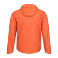 Burnt Orange - Side - Mountain Warehouse Mens Swerve Packaway Waterproof Jacket