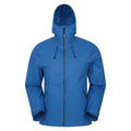 Cobalt Blue - Front - Mountain Warehouse Mens Swerve Packaway Waterproof Jacket