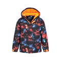 Navy - Pack Shot - Mountain Warehouse Childrens-Kids Raptor Galaxy Jacket