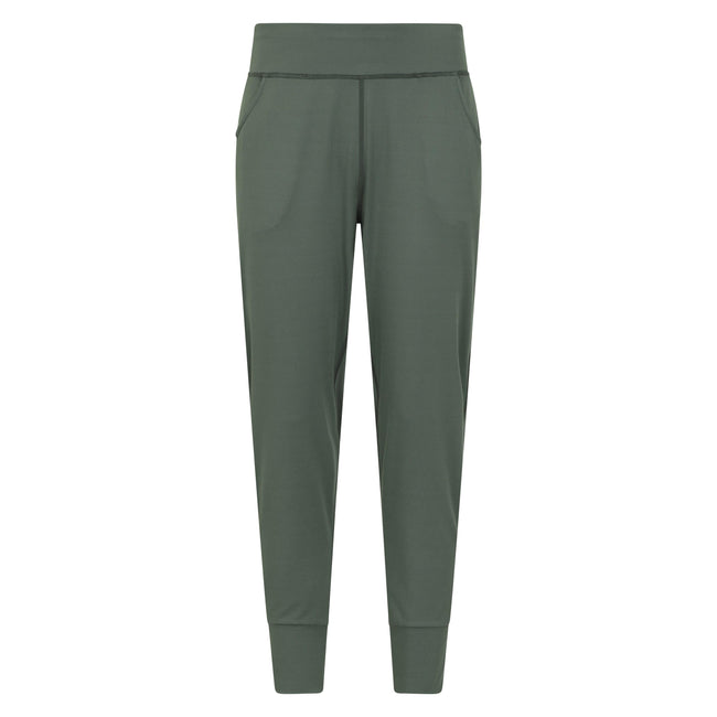 Khaki - Front - Mountain Warehouse Womens-Ladies Meditate Capri