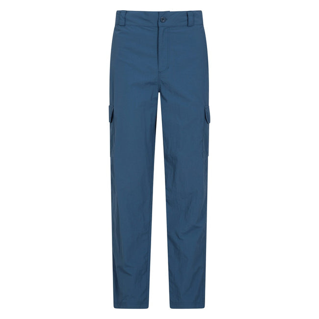 Blue - Front - Mountain Warehouse Mens Explore Pants