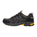Green - Pack Shot - Mountain Warehouse Mens Shadow Softshell Waterproof Walking Shoes
