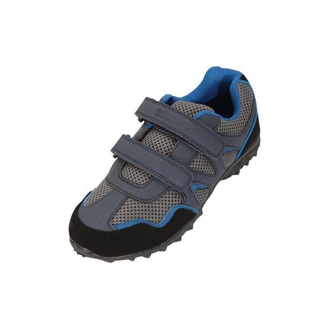 Navy - Front - Mountain Warehouse Childrens-Kids Mars Sneakers