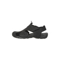 Black - Pack Shot - Mountain Warehouse Mens Coast Sandals