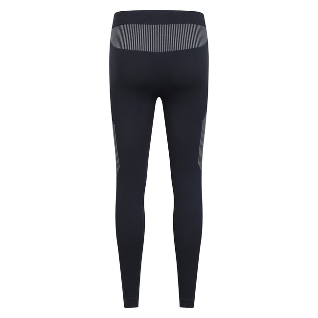 Black - Back - Mountain Warehouse Mens Freestyle Seamless Base Layer Bottoms
