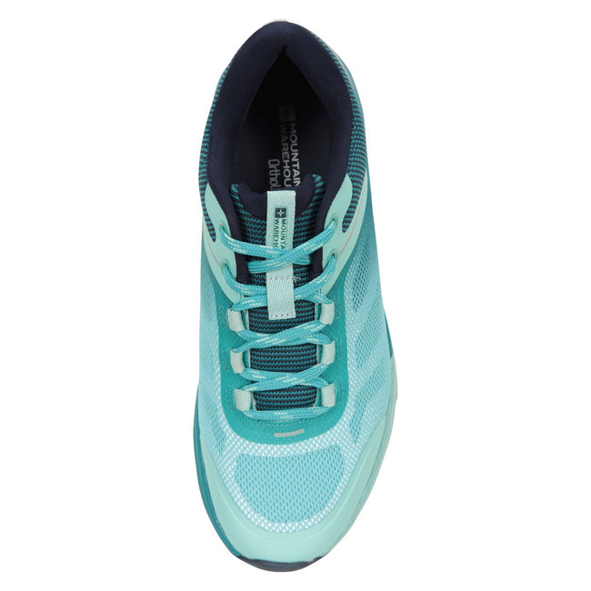 Teal - Side - Mountain Warehouse Womens-Ladies Performance Ortholite Sneakers