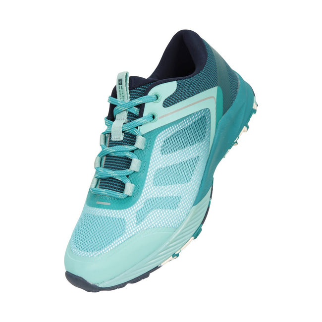 Teal - Front - Mountain Warehouse Womens-Ladies Performance Ortholite Sneakers