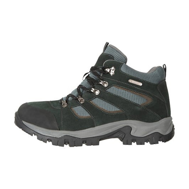 Black-Gray - Pack Shot - Mountain Warehouse Mens Voyage Suede Waterproof Boots