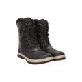 Black - Front - Mountain Warehouse Mens Arctic Thermal Snow Boots