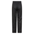 Black - Back - Mountain Warehouse Mens Spray Waterproof Regular Pants